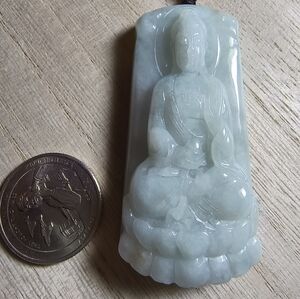Jade Buddha Pendant